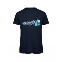 TEE SHIRT NAVY COTON GRIBOUILLE